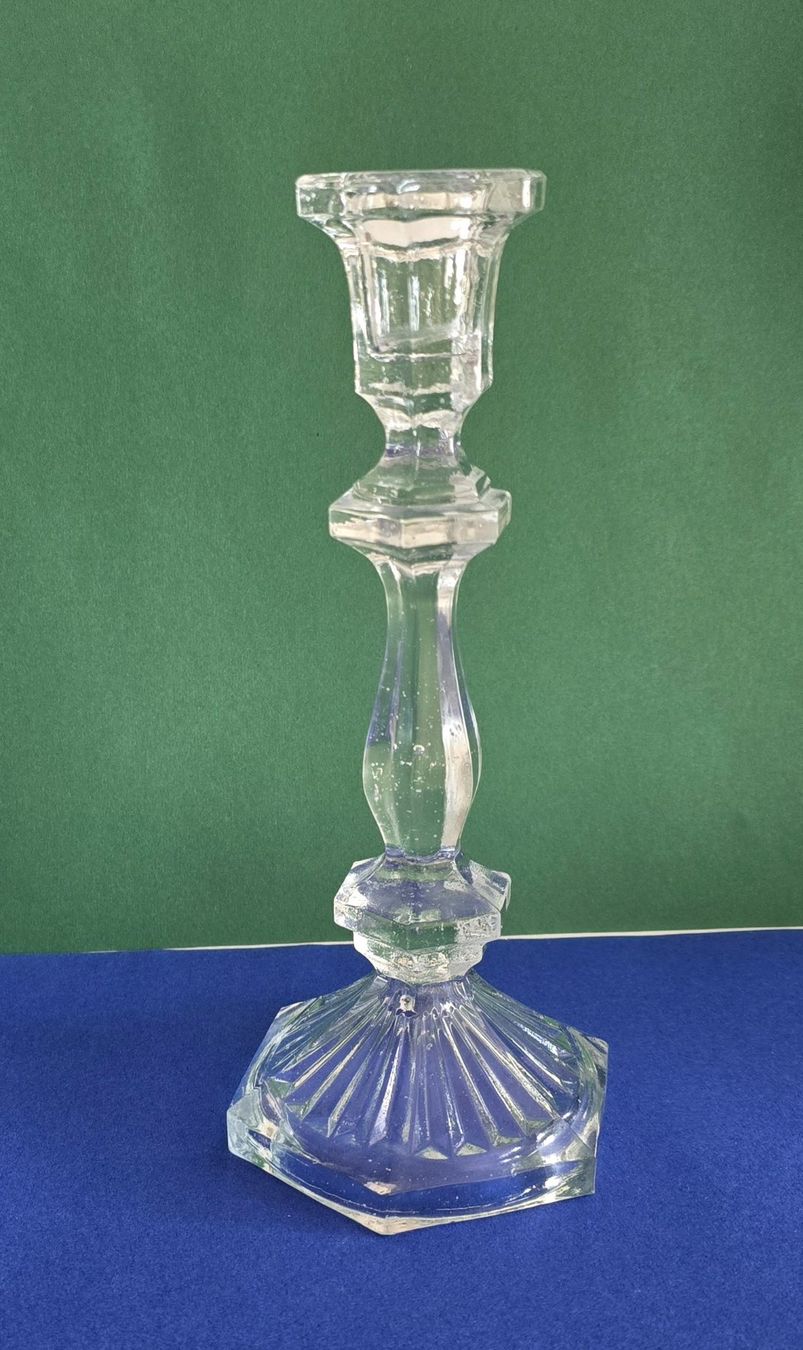 Portacandele: Art Deco  antiker Kerzenständer Glas – Usato da Rheinau venduto da MakalekaAloha 7