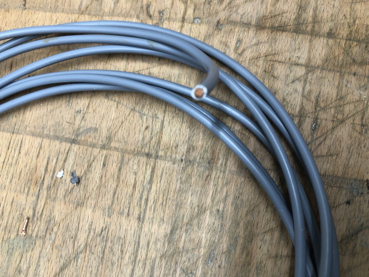 Kabel: 6mm2 Draht 1Leiter Grau 3.5m – Neu und originalverpackt aus Dottikon von FaszinationEisenbahn 1
