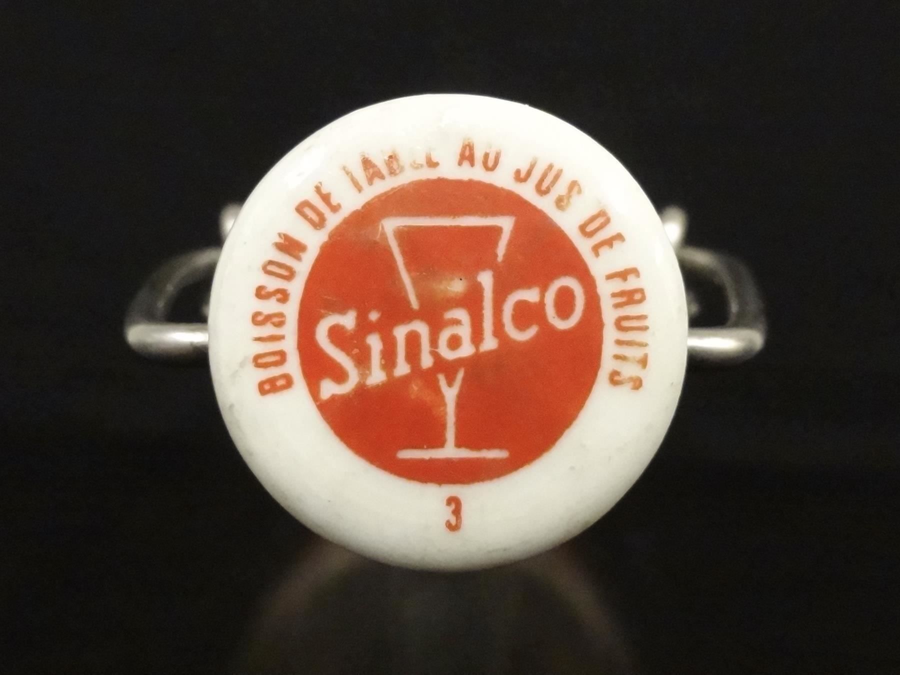 Bicchieri, Caraffe & Bottiglie: alte Flasche SINALCO 1970 BÜLACH – Usato da Kerzers venduto da Flaschenposten 7
