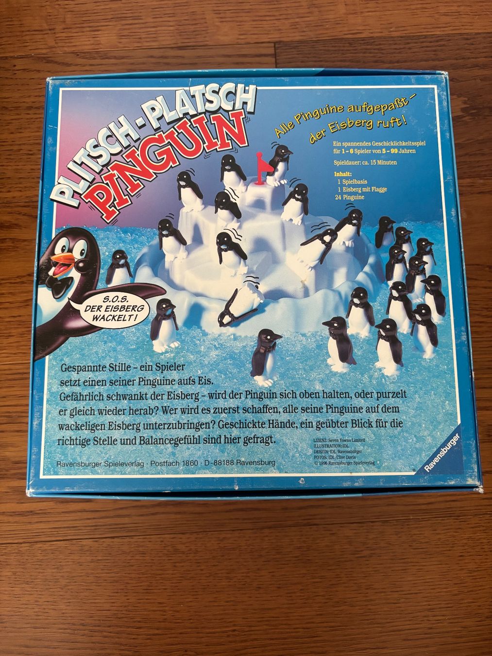 Ravensburger Spiele: Plitsch-Platsch Pinguin – Gebraucht aus Zürich von degchris 1