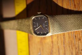 Tissot Damenarmbanduhr Vintage Gold 750 Armband