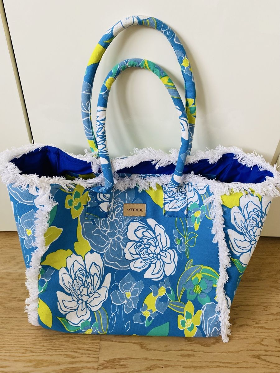Borse da donna: Schöne VERDE Tasche Blumen FAST NEU! – Usato da Malters venduto da Kuettel1 2