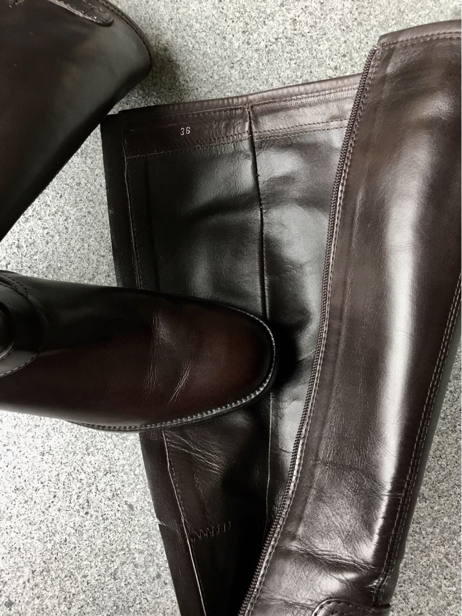 Navyboot Scarpe da donna: NAVYBOOT - klassischer, stilvoller Hochschaftstiefel, Gr. 36 – Nuovo (secondo la descrizione) da Regensdorf venduto da lotti8105 5