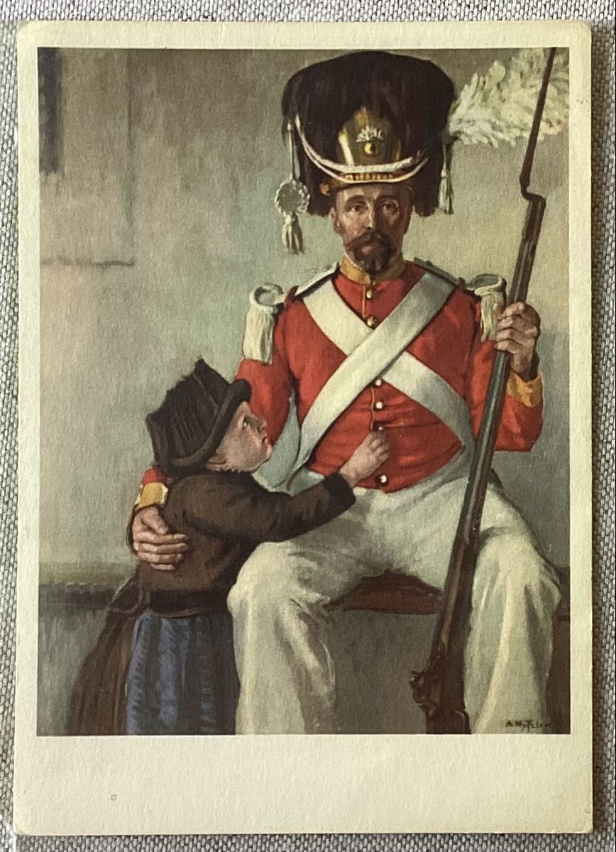 Cartoline postali: Lötschental, A. Nyfeler Herrgottsgrenadier – Usato da Reinach BL venduto da Linda013