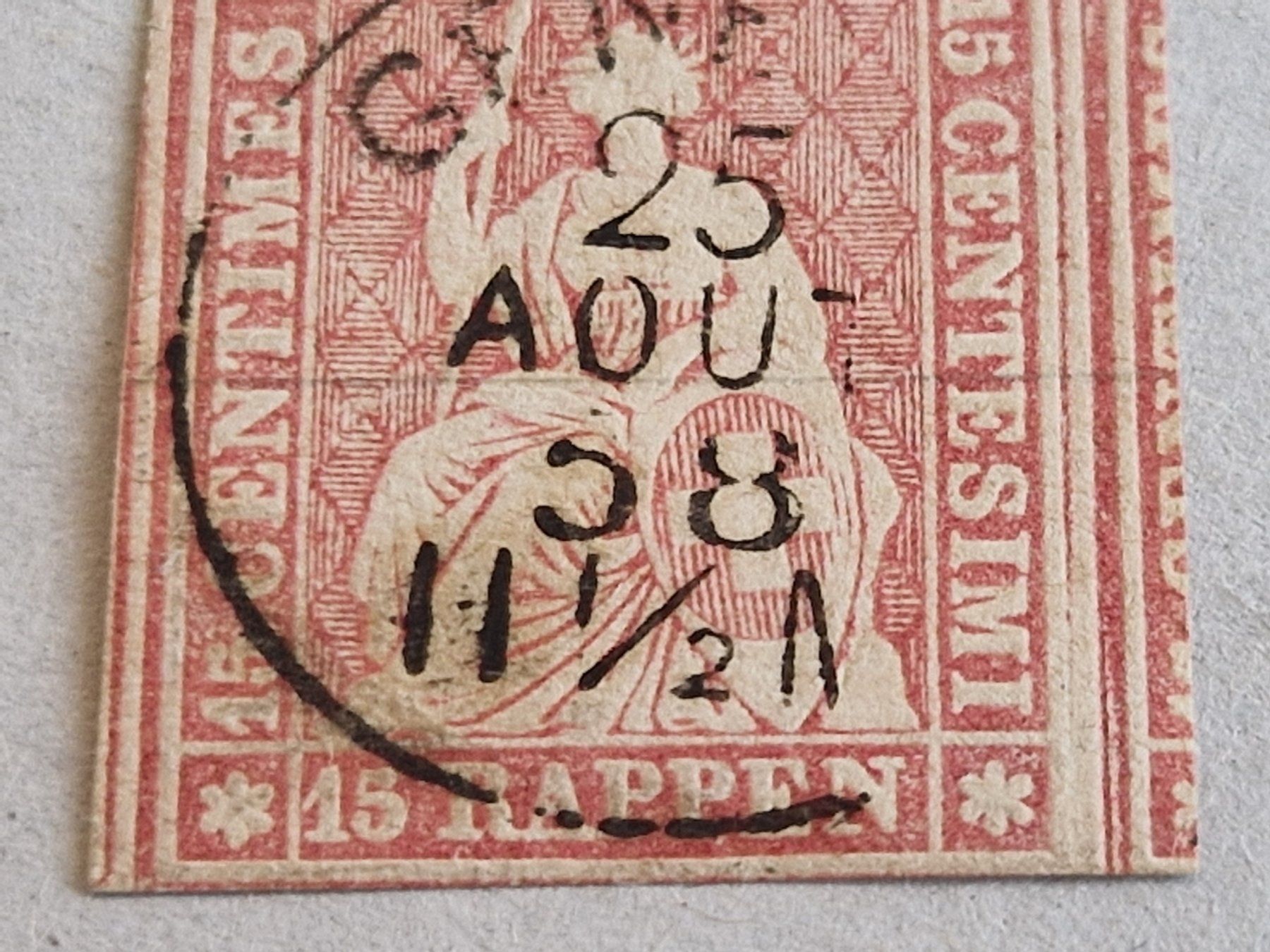 Tutti i francobolli: Strubel 24D, signiert, ab 1.- – Usato da Burgdorf venduto da Glossy01 2