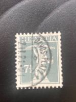 Schweiz 1921 Tellknabe 7.5Rp Vollstempel DAVOS-PLATZ 2.II.21