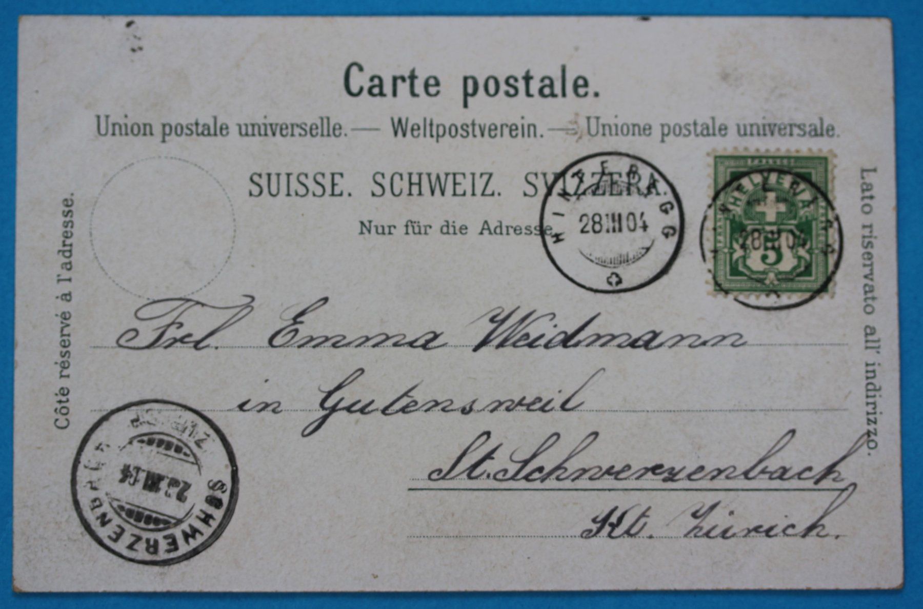 Ansichtskarten: EGG LITHO AK – Gebraucht aus Lotzwil von pirolh 1
