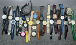 Lot mit Uhren, Quarzuhren, Armbanduhren*U02*