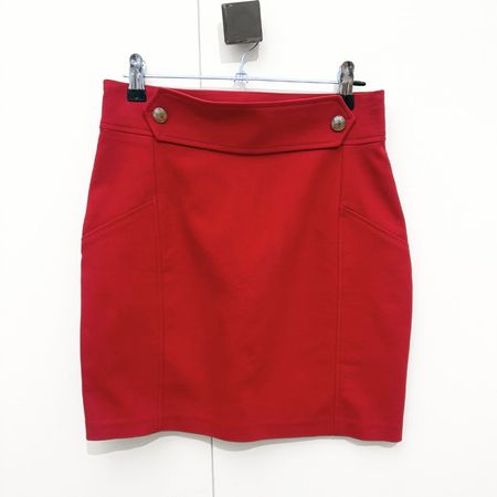 Morgan Jupe Rouge Droite - Taille 36 - NEUF AVEC ETIQUETTE