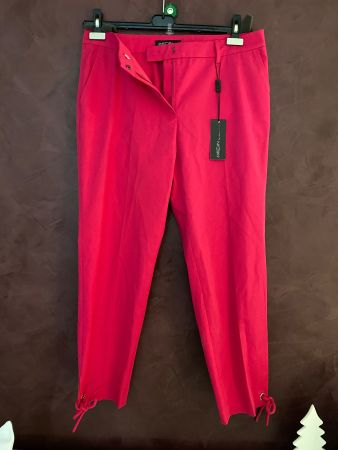 Marccain Hose verkürzt Knotendetail 42.Baumwolle97%