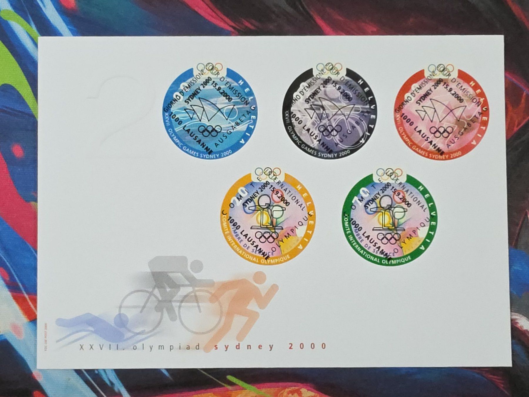 Tutti i francobolli: CL30 Enveloppe + Timbre Suisse 2000 – Usato da Cousset venduto da Patrick_Collections