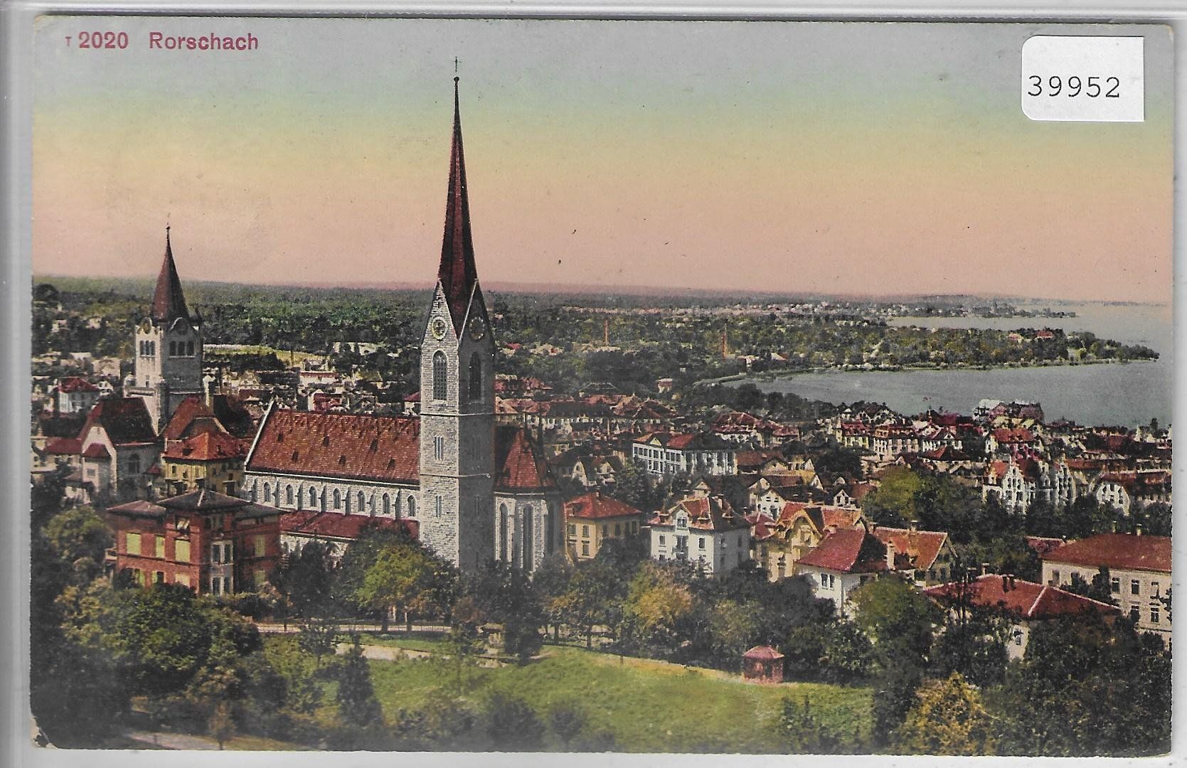 Cartes postales: Rorschach - Generalansicht - Litho – D'occasion à Ettingen par Kartenplanet