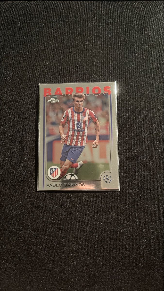 Topps Carte collezionabili: Topps Chrome - Pablo Barrios - Atletico Madrid  – Usato da Kaiseraugst venduto da Baum_12