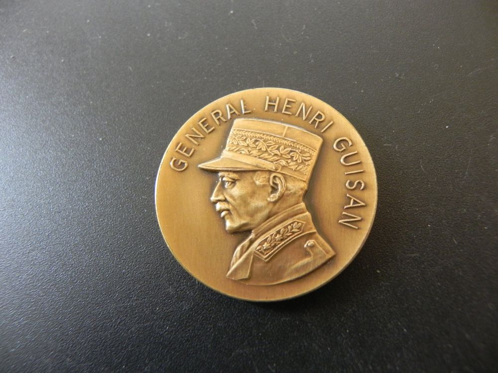 Médaille GENERAL H. GUISAN 1874 1960 HUGUENIN LE LOCLE (Gebraucht) in