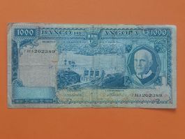 Billet Angola 1000 Escudos 1962, collection!