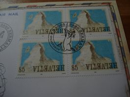 Marke Stefan Eicher, 2005, FDC Einzel + 4erblock