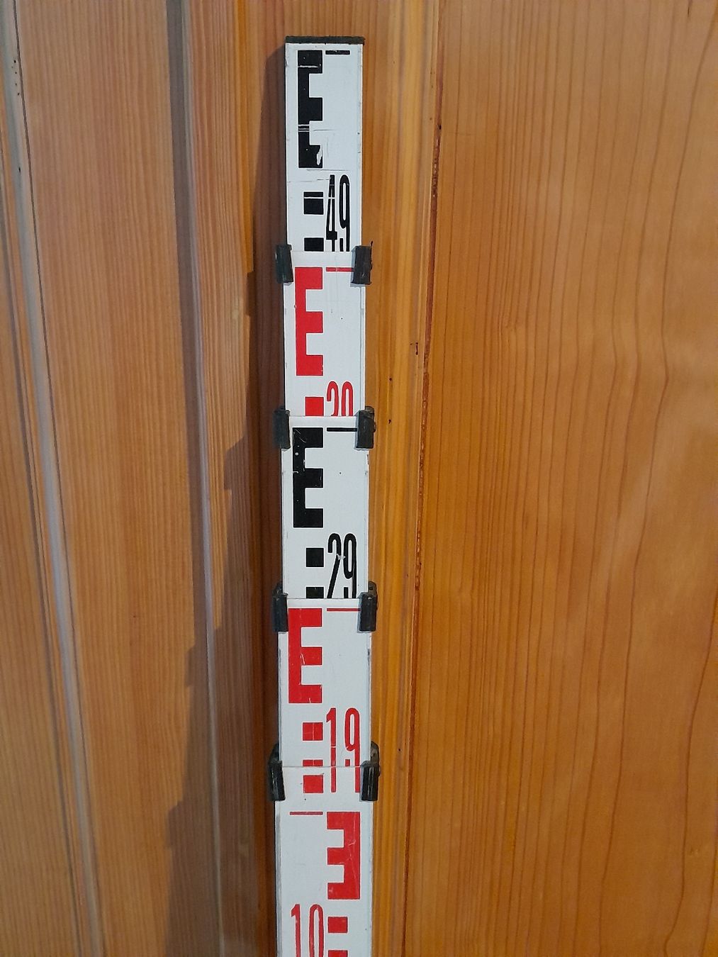 Misurare: Messlatte Nivellierlatte Teleskop 5 m – Usato da Flaach venduto da Jkari 3