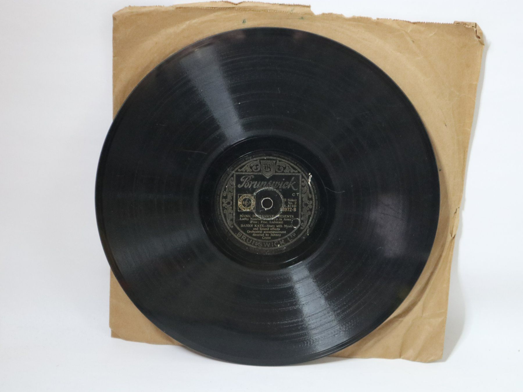 Schallplatten: Schellack Danny Kaye Manic Depressive Presents Up In Arms – Gebraucht aus Eschenbach SG von Astalavista 3