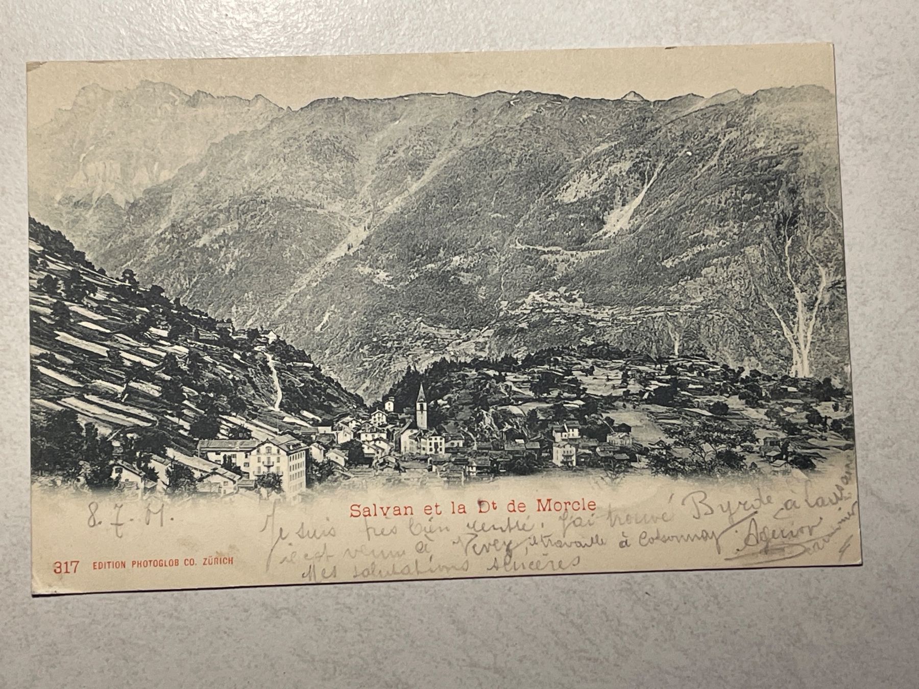 Cartoline postali: Alte Ansichtskarte Salvan VS, – Usato da Strengelbach venduto da Aschatan5