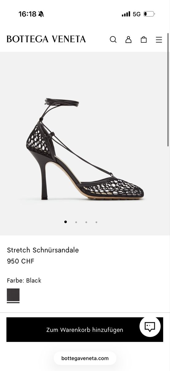 Bottega Veneta Scarpe da donna: Bottega Veneta Stretch Schnürsandale 40 – Usato da Lugano venduto da COMA14 2