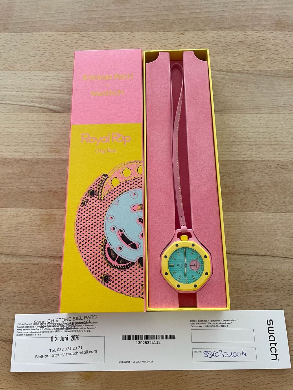 Swatch Orologi: Swatch Pop audemars Piguet – Nuovo e nell'imballaggio originale da Biel/Bienne venduto da Jaggi6 2