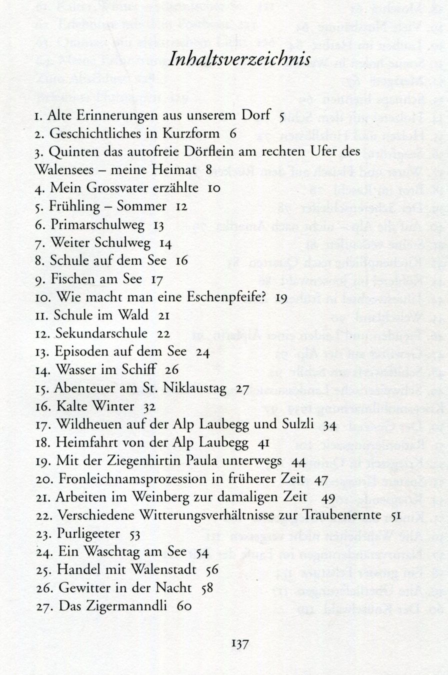 Libri: Quinten, Walensee, Kurzgeschichten. – Usato da Aarau venduto da Elmaar41 2