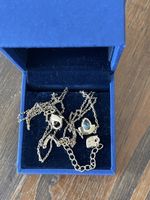 Collier Swarovski or rouge 37 cm +5 cm/ SVP lisez le texte