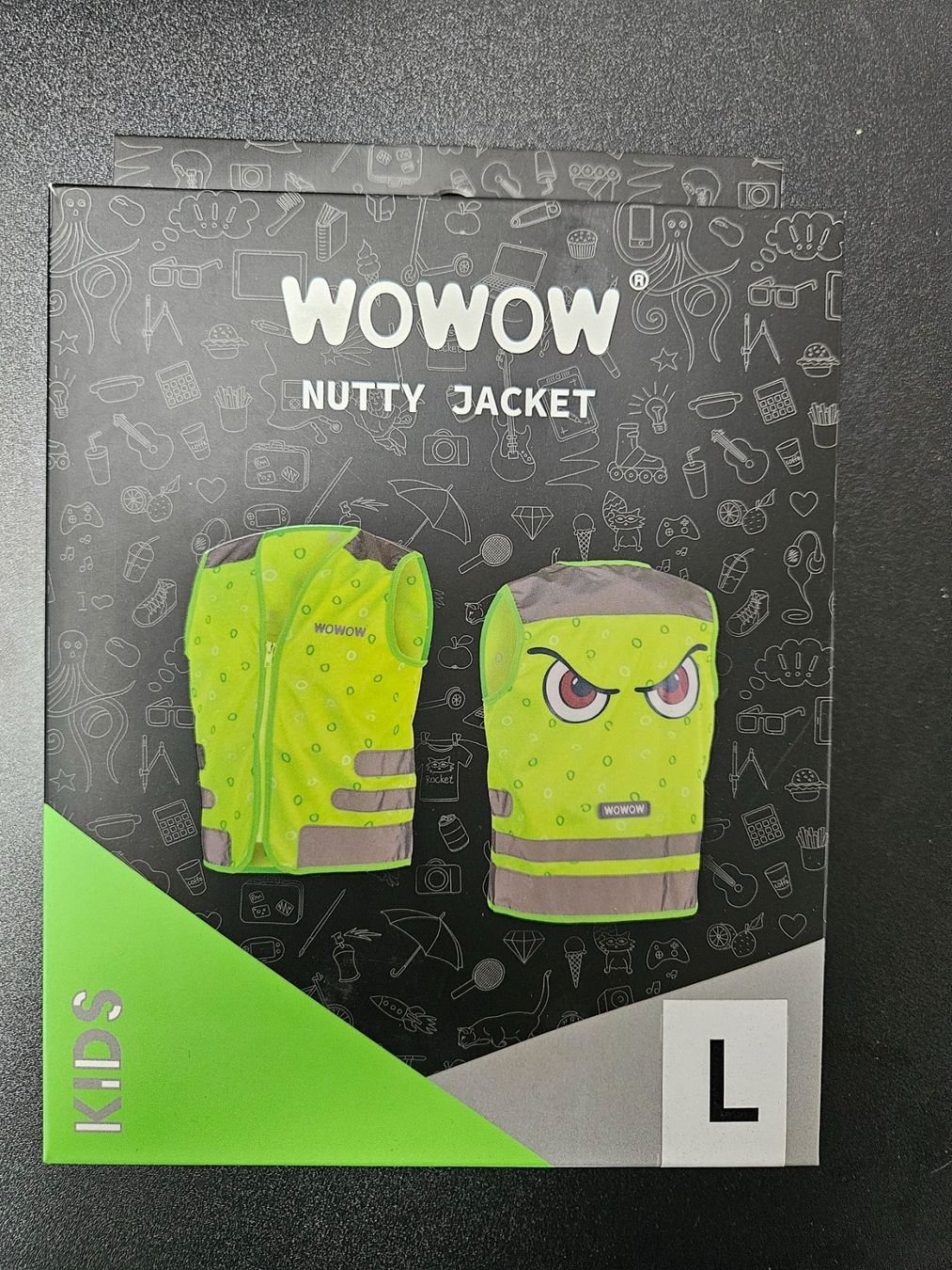 Sonstige Jungenkleidung: Neu - wowow - Kinder Leuchtweste Grün Gr. L – Neu und originalverpackt aus Dagmersellen von Jarsetz_Restposten