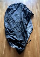 Motorradabdeckung schwarz