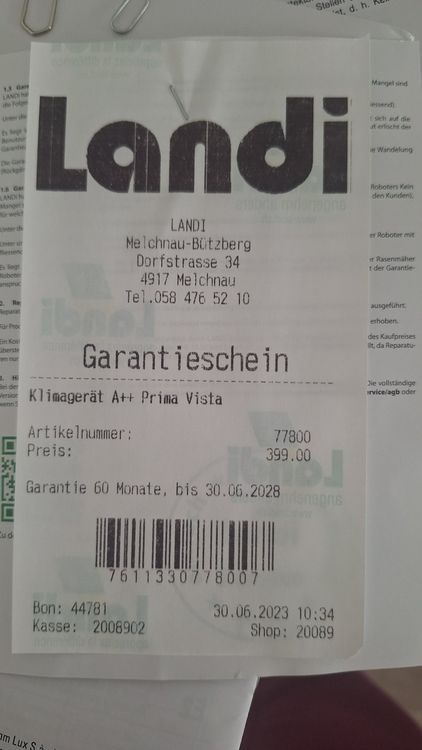 Klimageräte: Klimaanlage, Luftentfeuchter, Ventilator mit Garantie – Gebraucht aus Thunstetten von Oberaargau77 3