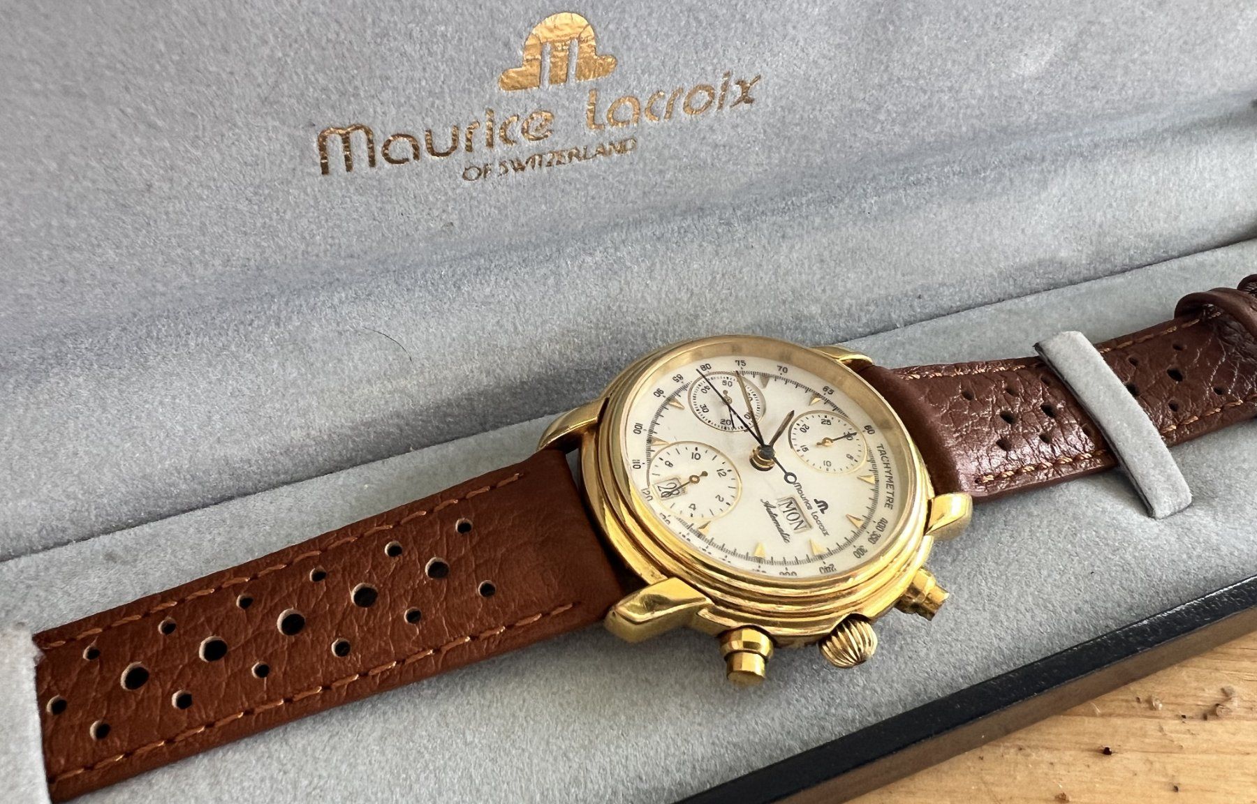 Maurice Lacroix Montres: Herren Chronograph Automatic 1990 – D'occasion à Pratteln par bas_7gds 2