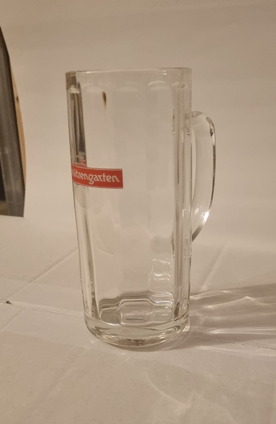 Bicchieri: Bierhumpen "Schützengarten" 0.4l Glaskrug – Nuovo (secondo la descrizione) da Mels venduto da Amarenda 1