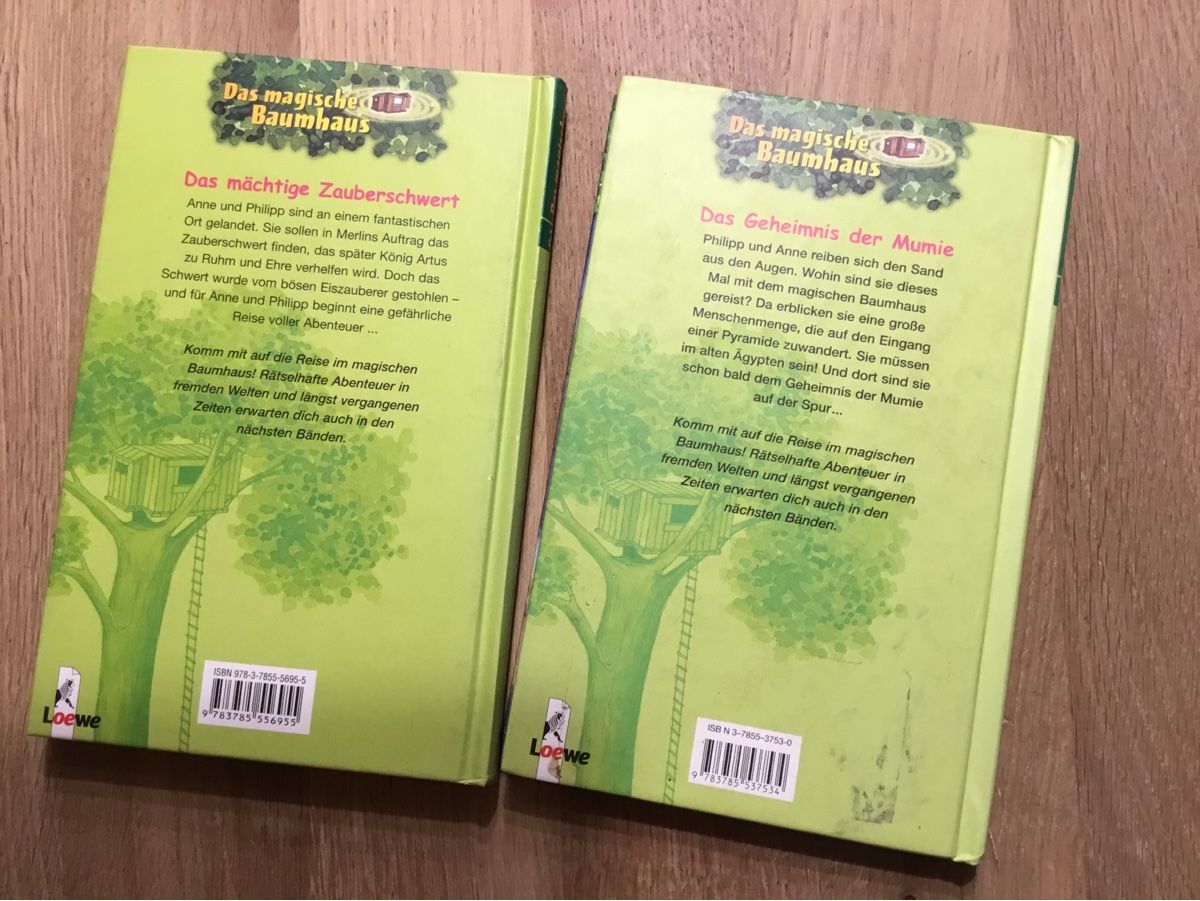 Bücher: Das magische Baumhaus, 2 Bände – Gebraucht aus Triesen von Trisuna 1