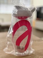 💞 NEU&OVP MORE PREMIUM SHAKER WHITE PINK MONOGRAM 💞