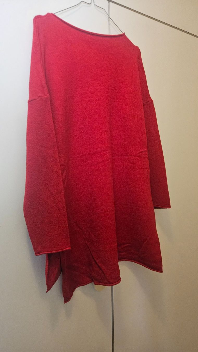 Maglioni & Felpe: Pullover rosso misto viscosa tg. L/XL – Usato da Melano venduto da H-Sara 1
