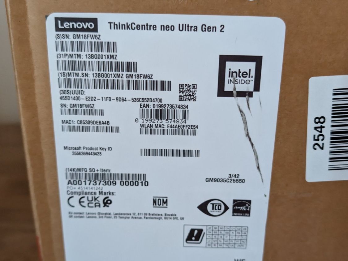 Lenovo PC: Lenovo ThinkCentre neo Ultra Gen 2 – Nuovo (secondo la descrizione) da Hettlingen venduto da cedth 2