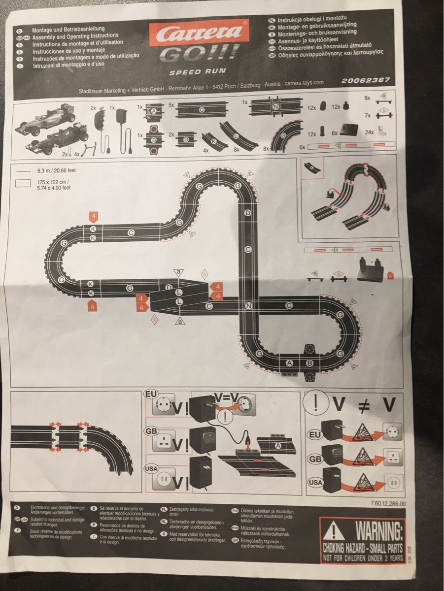 Carrera Piste: CARRERA  GO  SPEED  RUN – Usato da Apples venduto da Gasscret 9