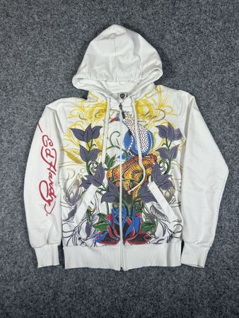 Ed Hardy hoodie zip S
