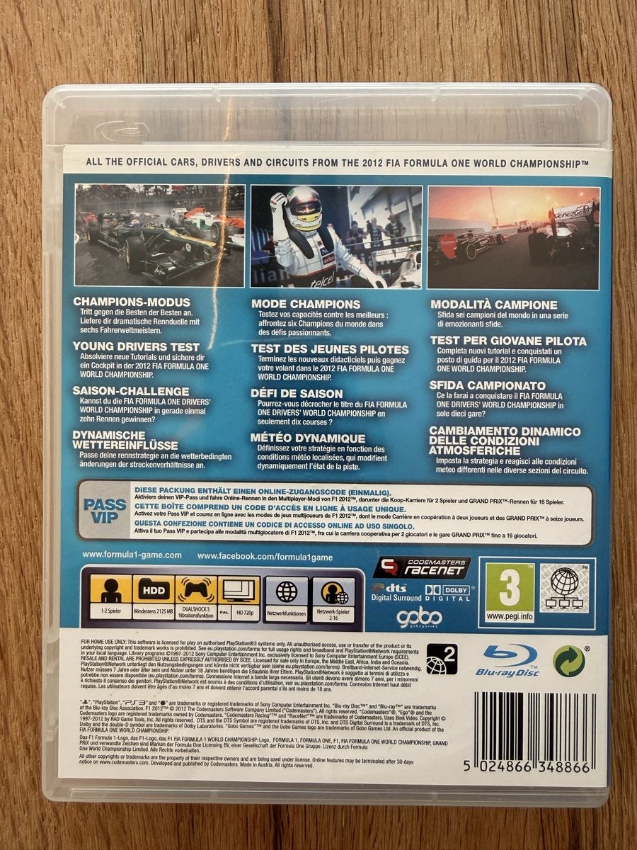 Jeux: PS3 F1 2012 – Neuf (Voir description) à Kriens par Genschi 1