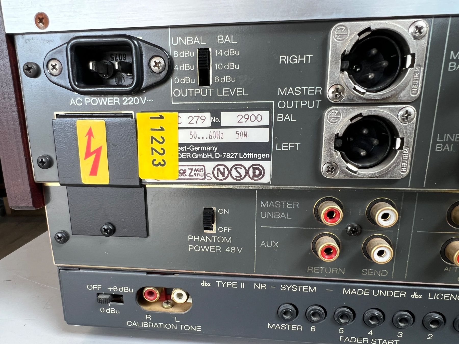 Revox Console di mixaggio: Revox C279 Mischpult/Mixing Console – Usato da Gebenstorf venduto da Secondtronik 7