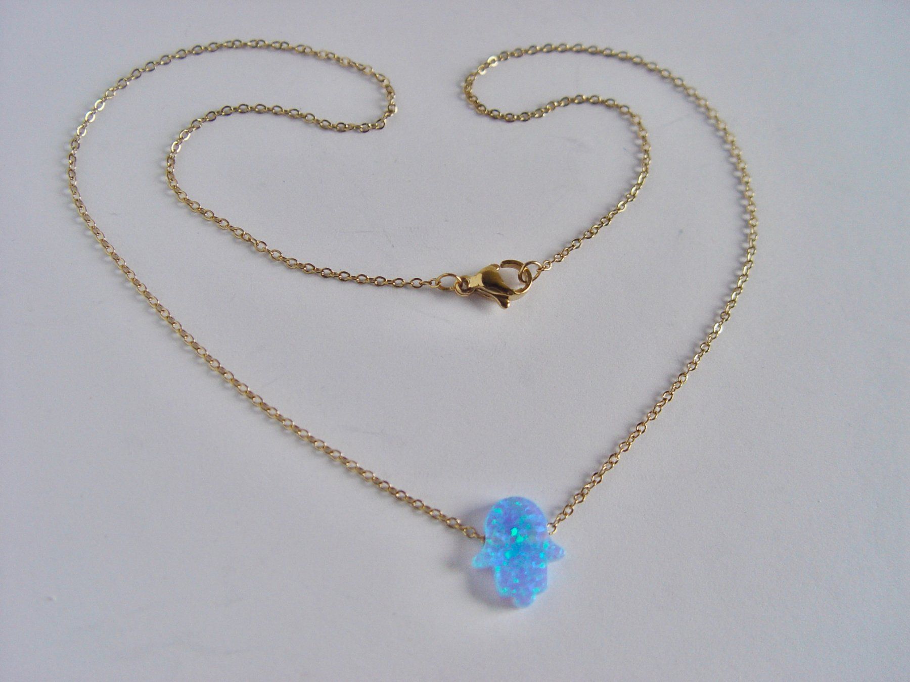 Ciondoli: Opal Hamsa / Fatima-Hand – Nuovo (secondo la descrizione) da Henggart venduto da gernli 2