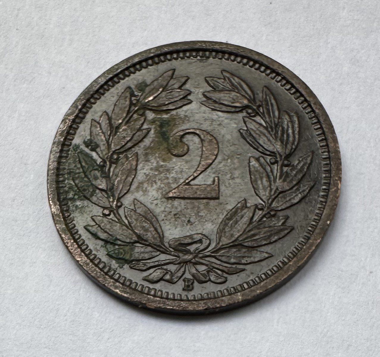 Tutti le monete: 1928 2 Rappen unz – Nuovo (secondo la descrizione) da Kirchberg SG venduto da Zenhad69 1