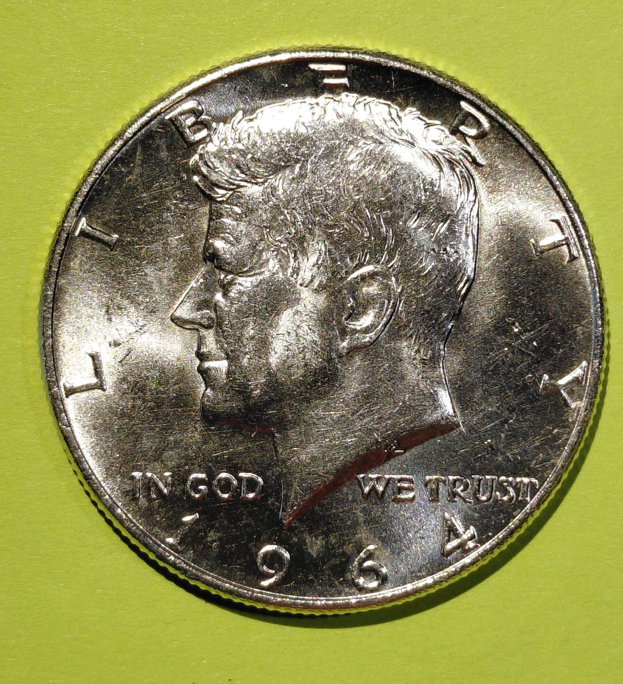 Tutti le monete: 1/2 Dollar Silbermünze 1964 – Usato da Lütisburg venduto da Huboe 1