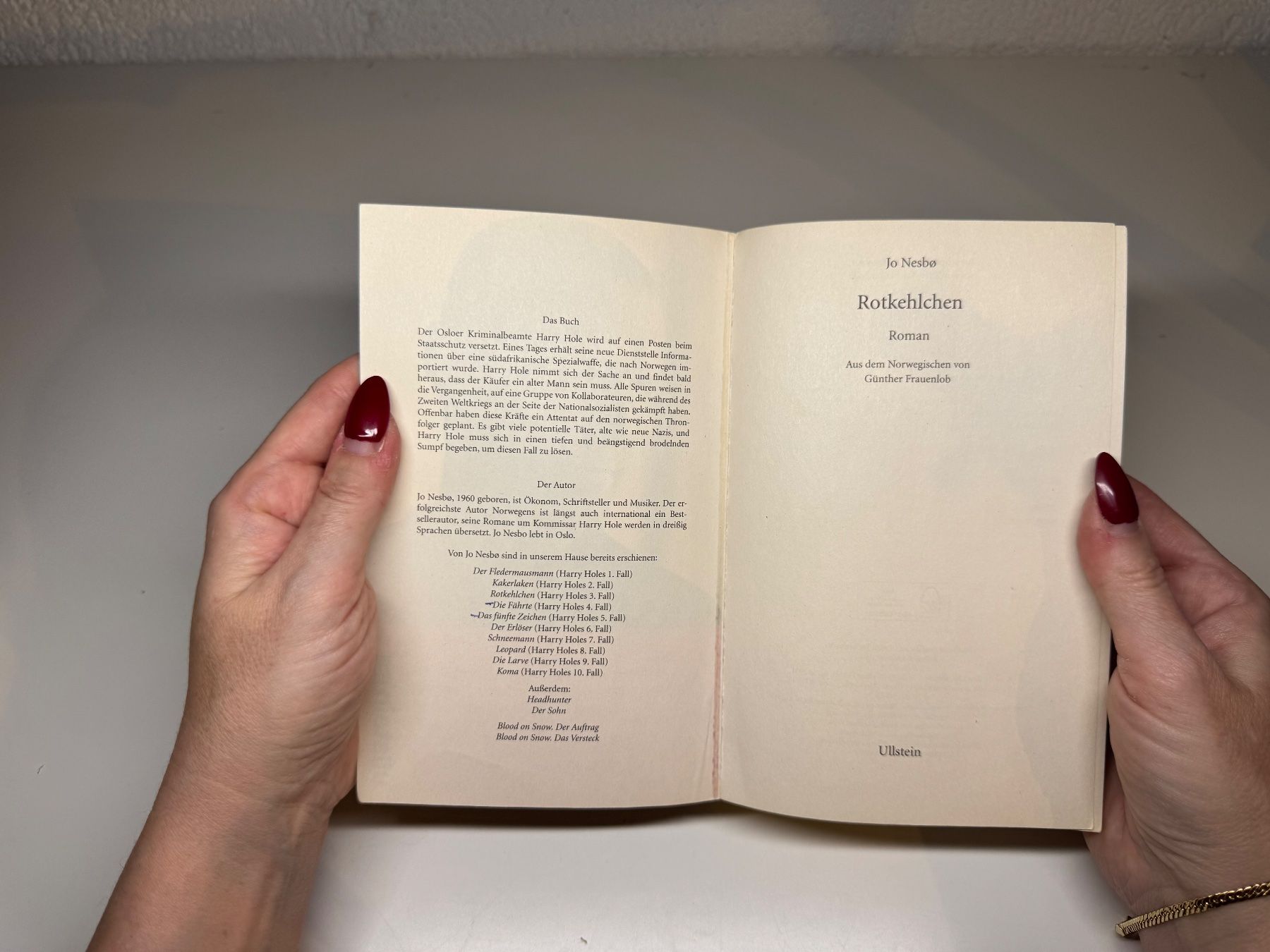 Libri: ROMAN: Jo Nesbo, Rotkehlchen – Usato da Grosswangen venduto da Deutsche_Romane 2