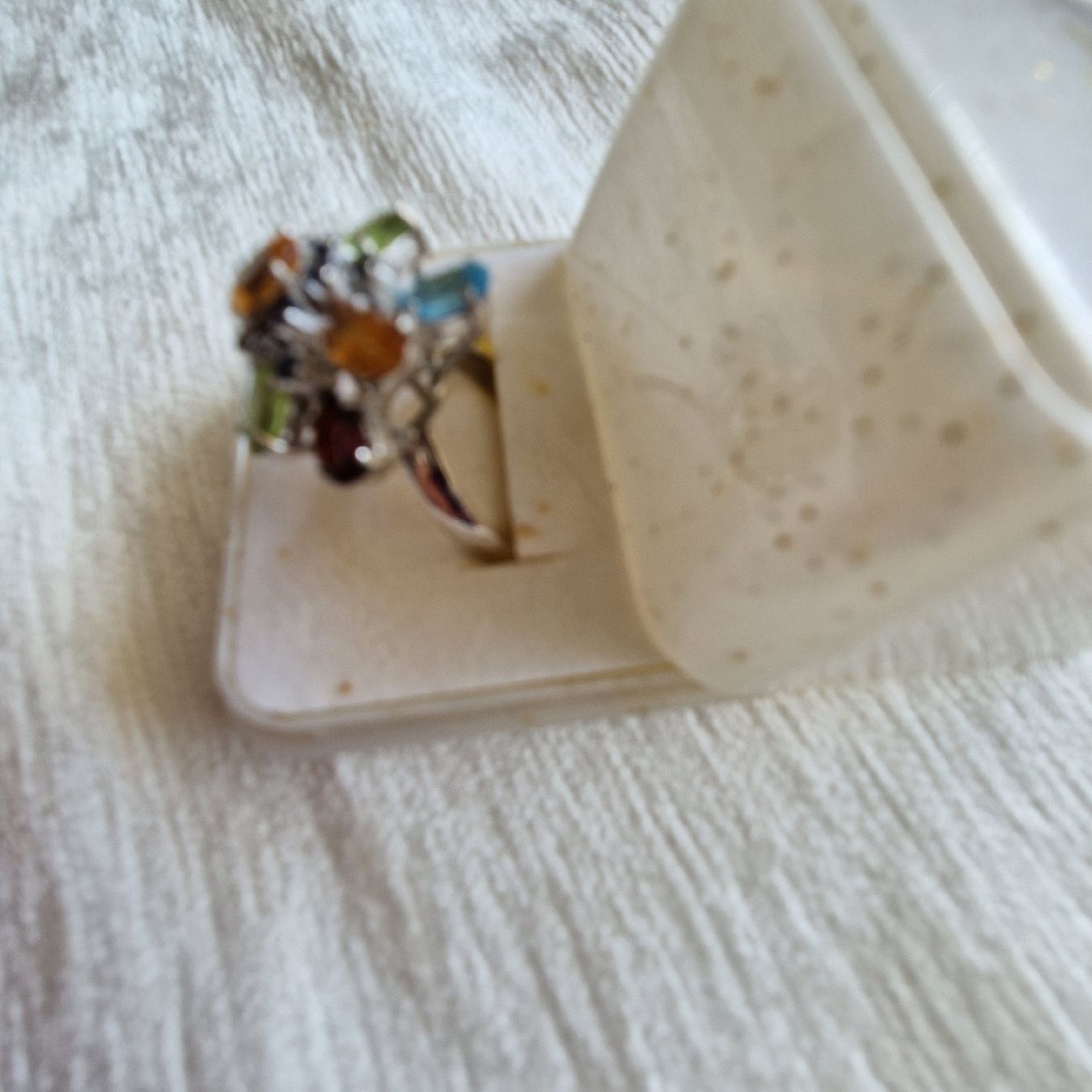 Ringe: Ring mit bunten Edelsteinen Gr. 53 – Neu (gemäss Beschreibung) aus Niederrohrdorf von Nicole430 4