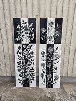 Acryl Leuchtbilder, Deko Bild, Blumen