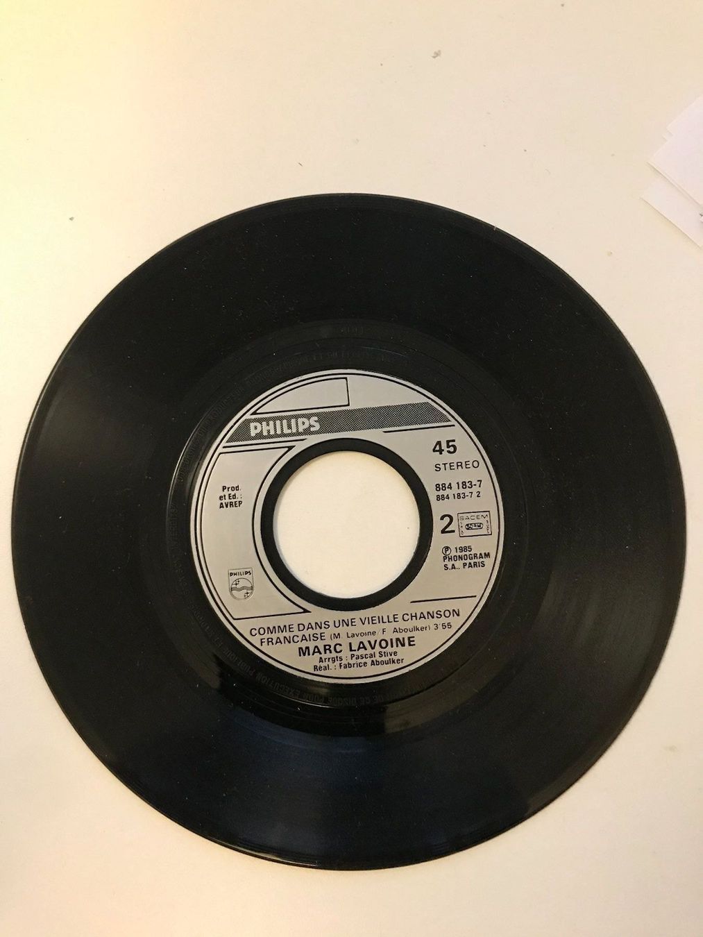 Vinyles: Marc Lavoine (Single, 7") Tu me divises par deux – D'occasion à Zürich par Tarafo5 3