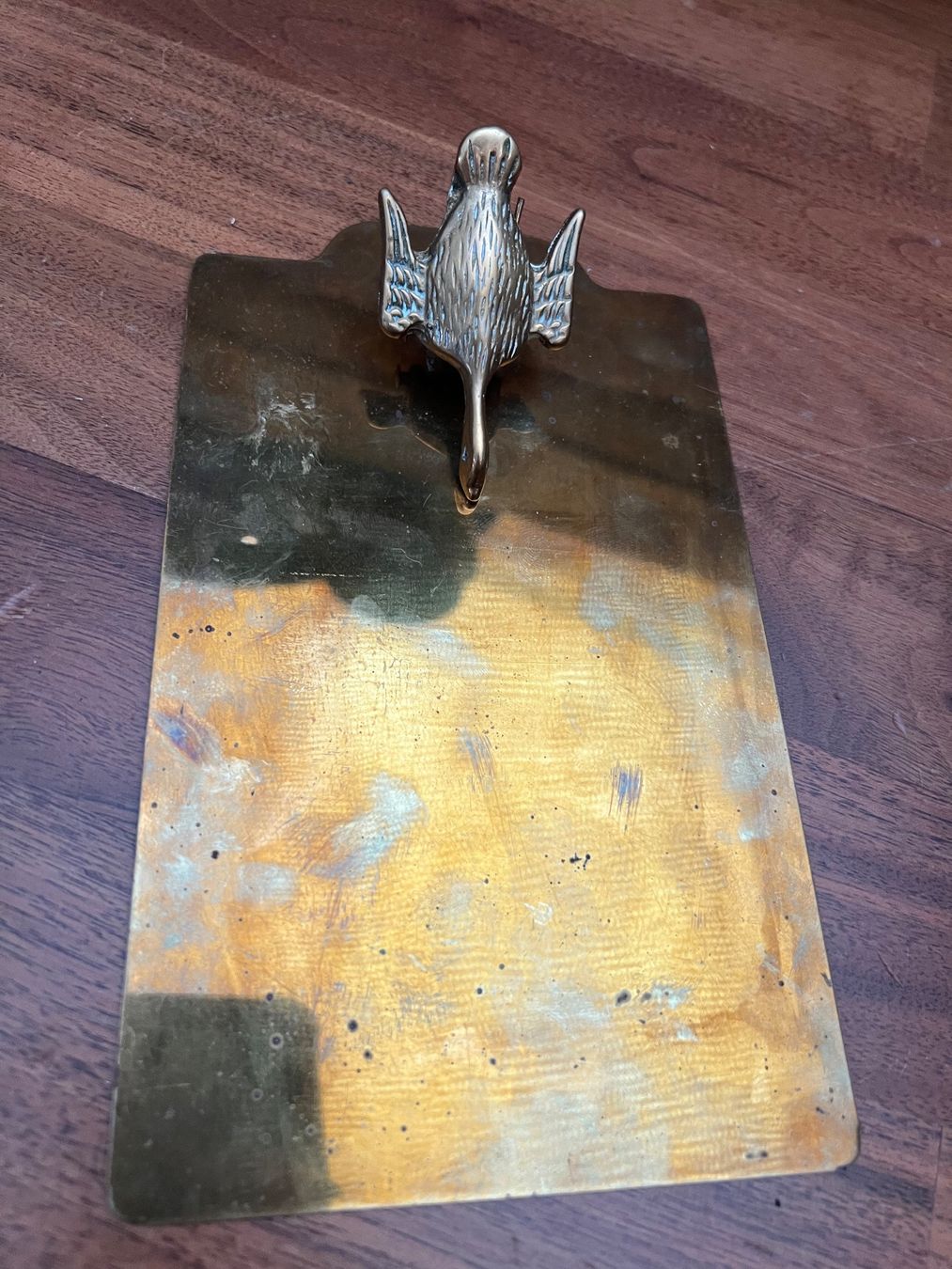 Tutte le decorazioni: Klemmbrett mit Vogelmotiv Messing Breite 23cm – Usato da Jona venduto da Sariksa