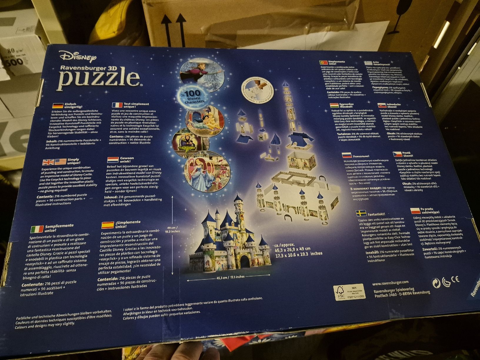 Ravensburger Puzzle: Ravensburger 3D Puzzle Disney Schloss – Usato da Arlesheim venduto da Gargy79 1