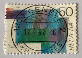 Nr.808 mit Vollstempel Geneve